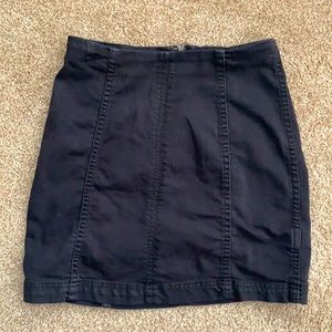 Black Free People Skirt